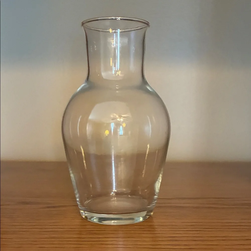 Clear Glass Decorative Vase - Clear